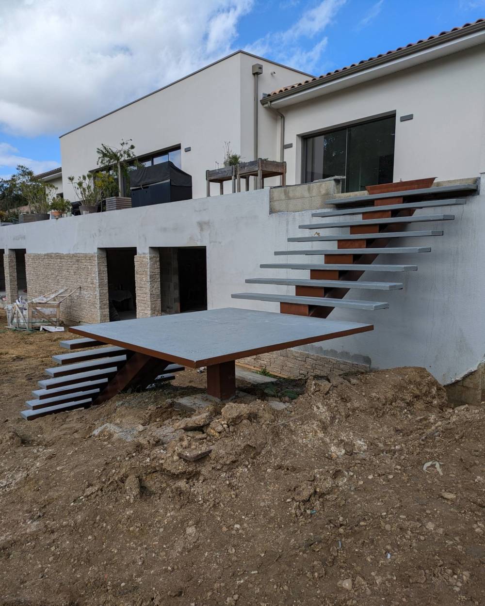 Escalier quart tournants