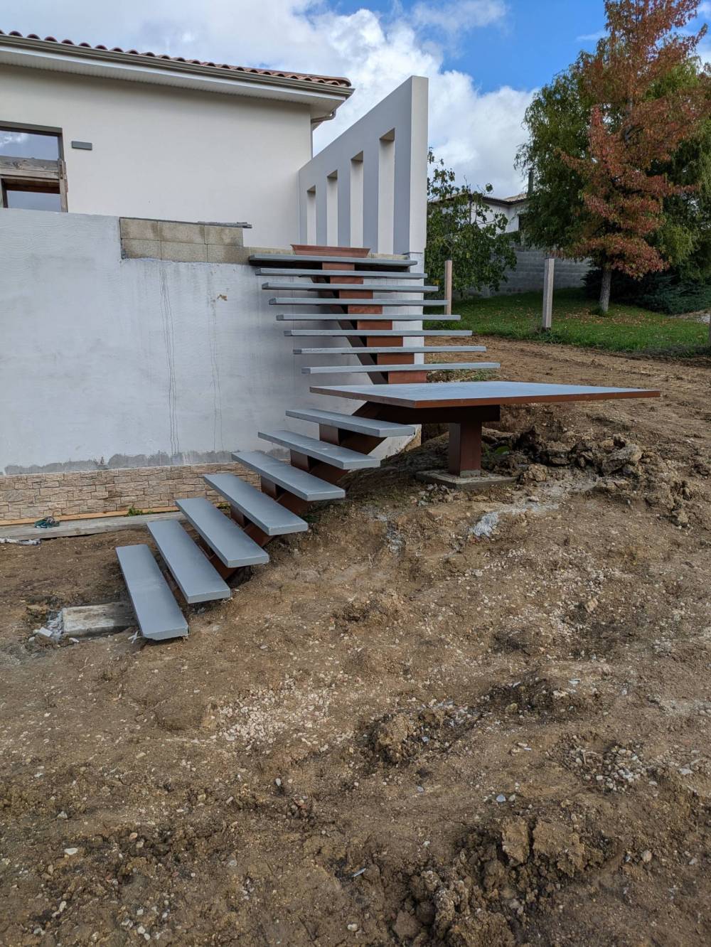 Escalier quart tournants