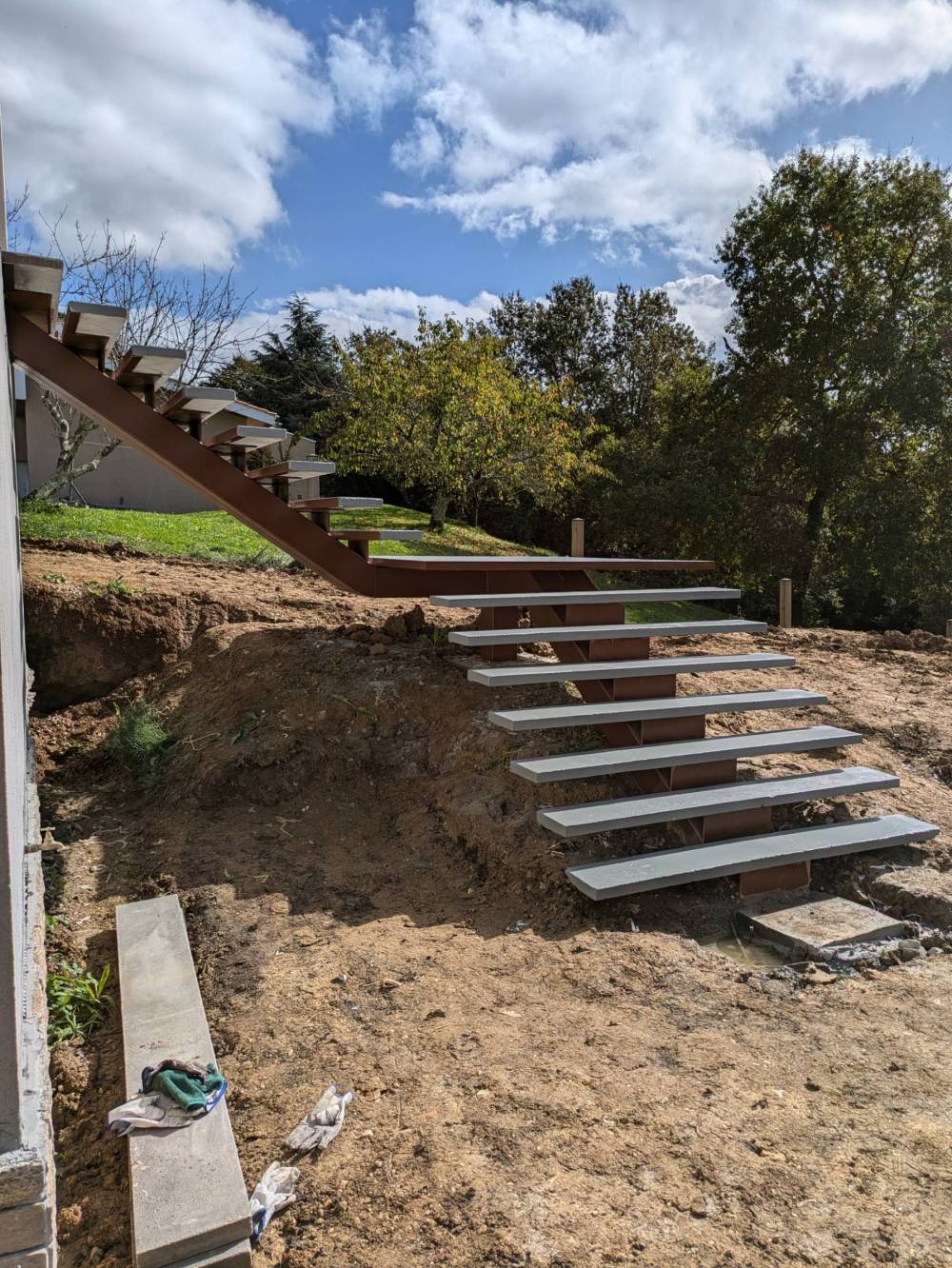 Escalier quart tournants
