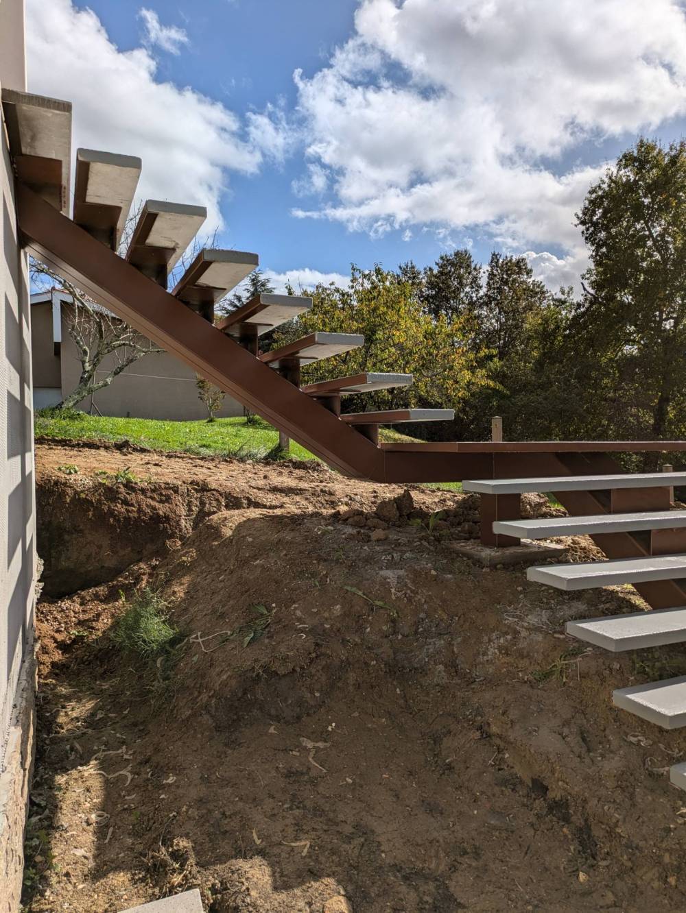 Escalier quart tournants