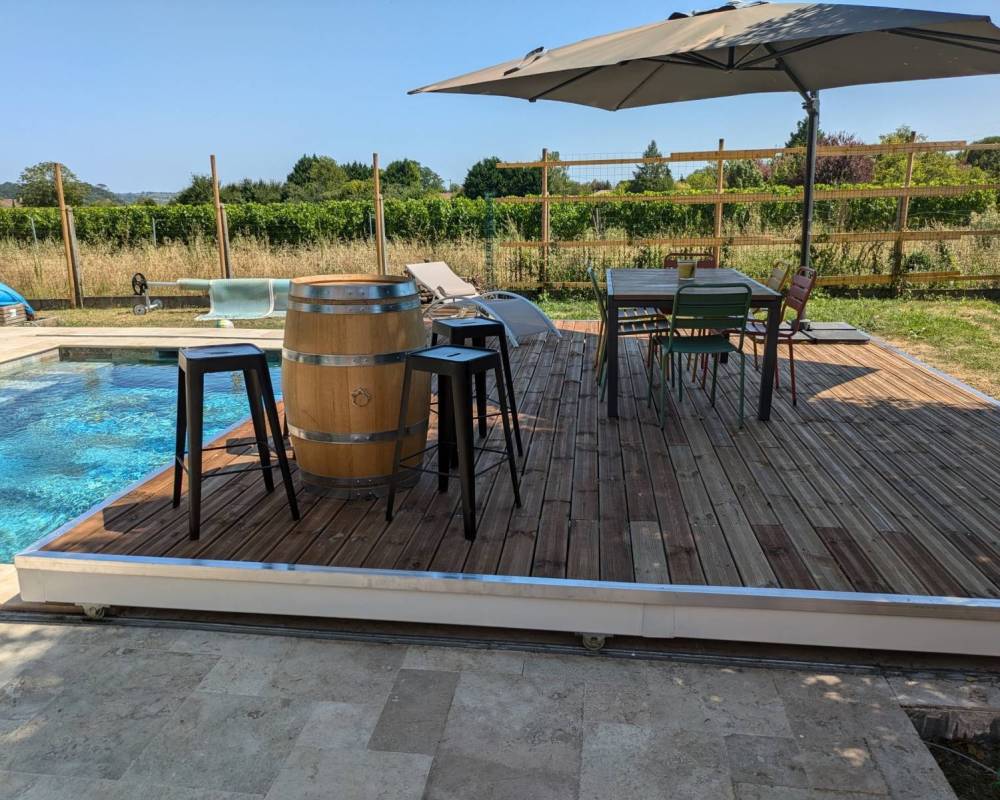 Terrasse coulissante près de Arcachon